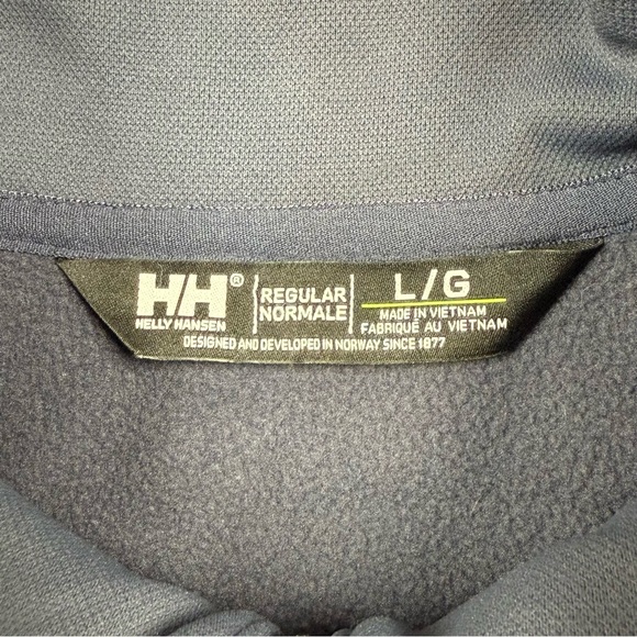 Helly Hansen Navy Blue Quarter-Zip Sweatshirt - Picture 3 of 7